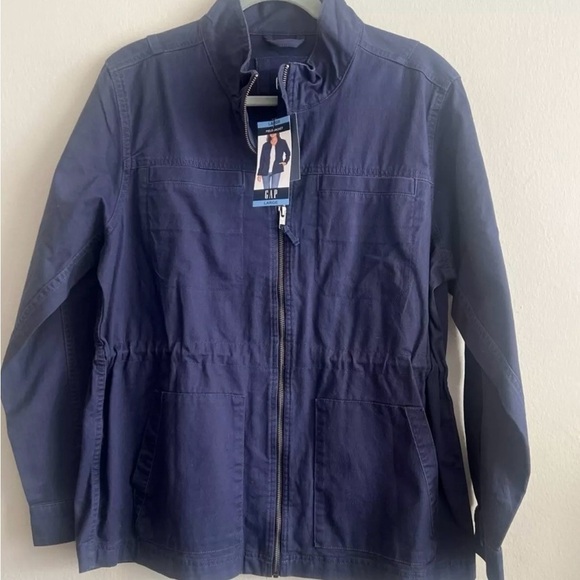 GAP Jackets & Blazers - Gap Ladies Utility  Field  Jacket Midnight Blue Color Size Large Retails $108